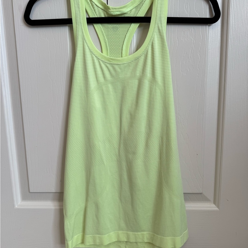 Women's Lululemon Swiftly Tech Racerback Yellow-Green Tank Top